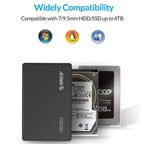 ORICO 2588US3 2.5 inch USB3.0 Hard Drive Enclosure with SuperSpeed USB 3.0