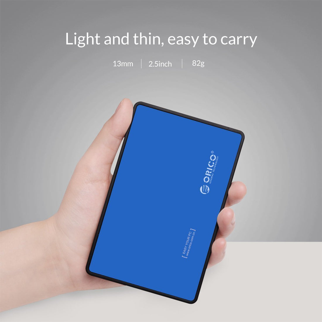 ORICO 2588US3 2.5 inch USB3.0 Hard Drive Enclosure with SuperSpeed USB 3.0