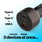 Ultimus Universal Fast Car Charger 128W