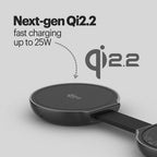 Stuffcool - Nexi 3 in 1 Foldable Magnetic Wireless Charger Qi2.2 Certified 25W Fast Charger