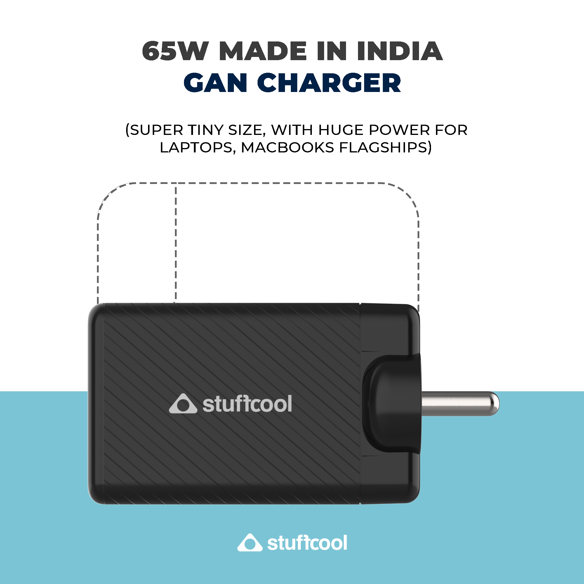 Nova 65W PD Multi Port 2 Type C & 1 USB A GaN Charger