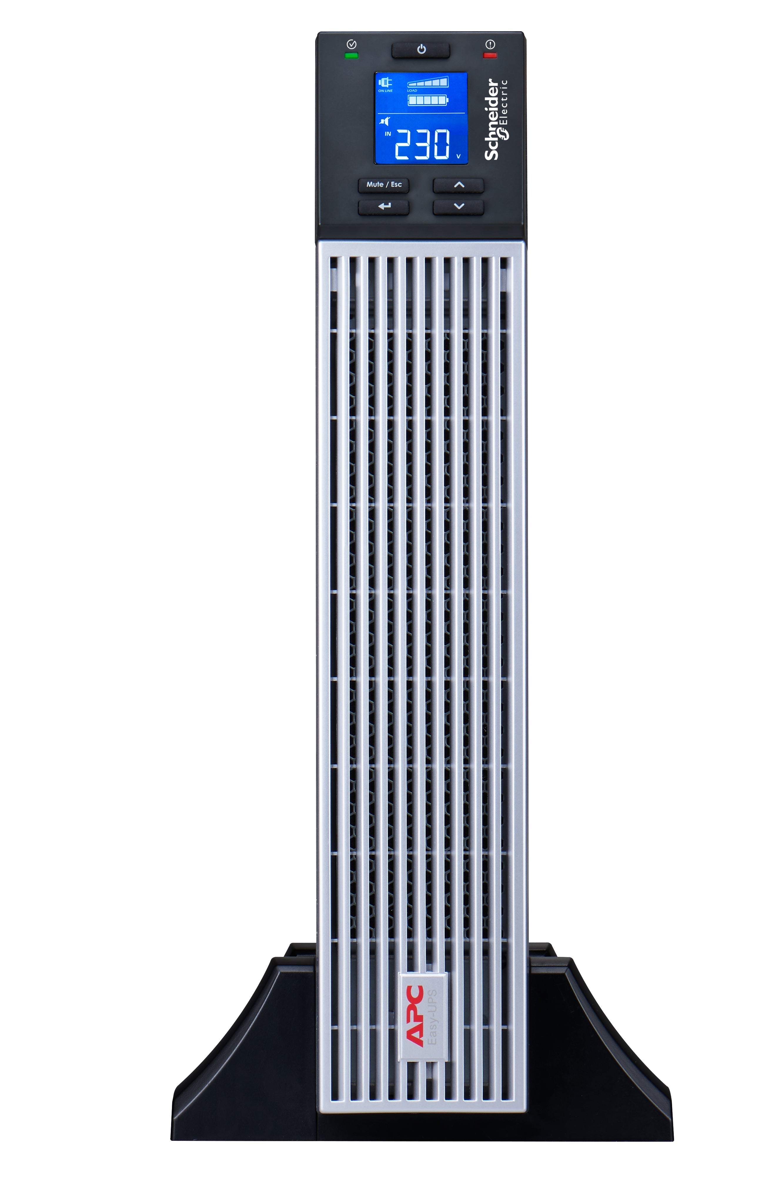 APC Easy UPS On-Line SRVL2KRI-IN 2000VA/1800W Lithium-Ion Rack/Tower 2U UPS | 230V | 4 India 3-Pin 6A + Hardwire Output | LCD Display | Intelligent Card Slot | 3-Year Warranty