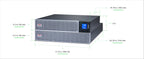 APC Easy UPS On-Line SRVL3KRIL-IN 3000VA/2700W Lithium-Ion Rack/Tower 4U UPS | 230V | 4 India 3-Pin 6A + Hardwire Output | Extended Runtime | LCD Display | 3-Year Warranty