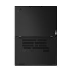 Black ThinkPad laptop on a white background