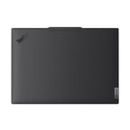 Black ThinkPad laptop on a white background