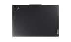 Black ThinkPad laptop on a white background