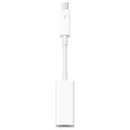 White USB-C to Lightning adapter on a white background