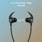 Toreto Alpha Lite Wireless Bluetooth Neckband Headset with upto 20Hrs Playtime