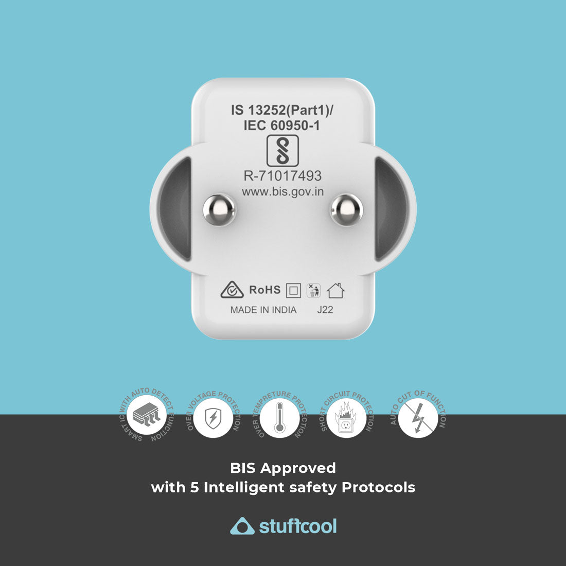 Nova 65W PD Multi Port 2 Type C & 1 USB A GaN Charger