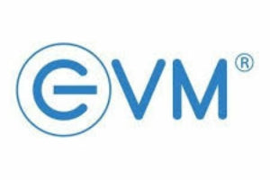 Logo of EVM on a white background