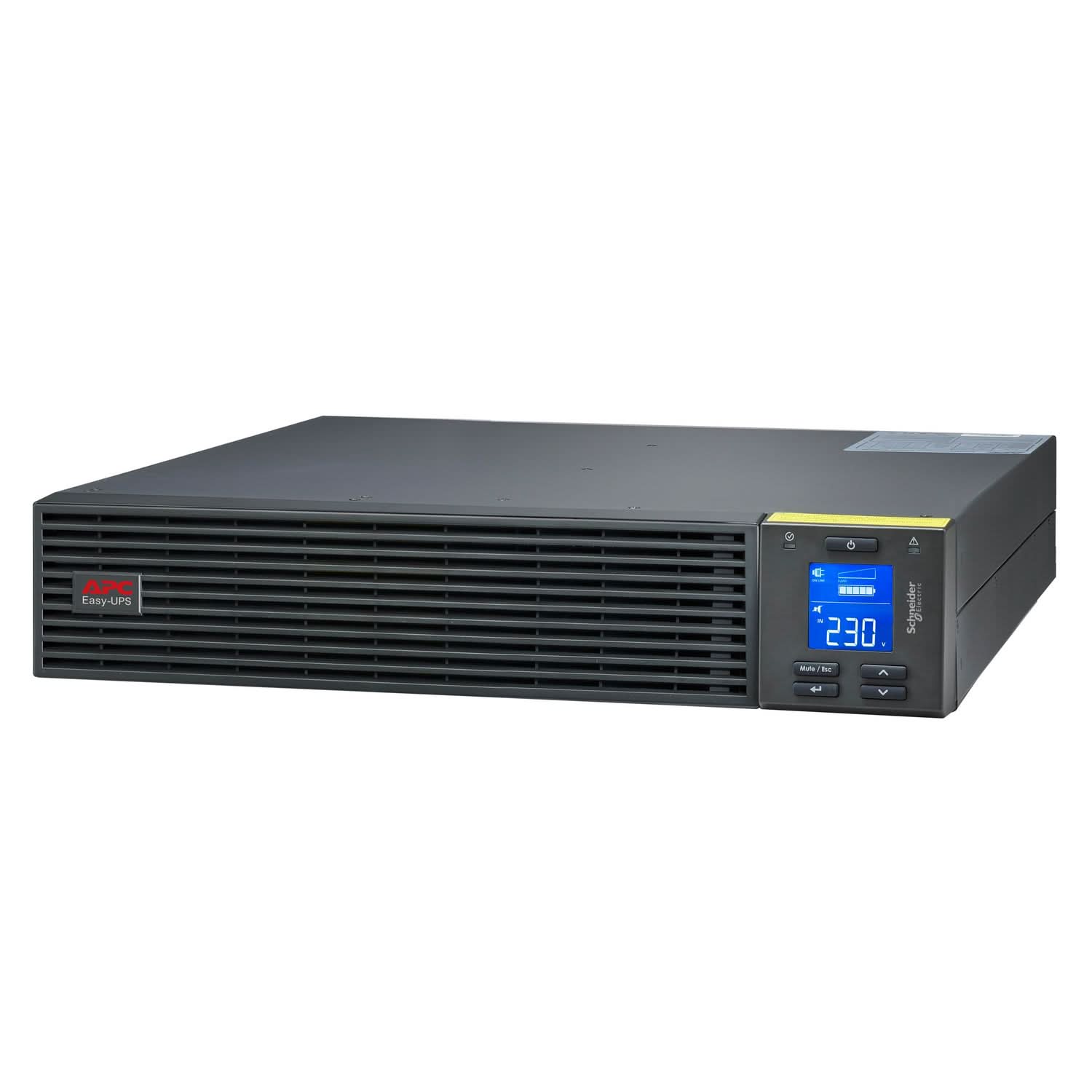 APC Easy UPS On-Line SRV3KUXI-IN 3000VA/2400W Rackmount 2U UPS | No Battery | LCD Display | Hardwire Output | Intelligent Card Slot | 2-Year Warranty