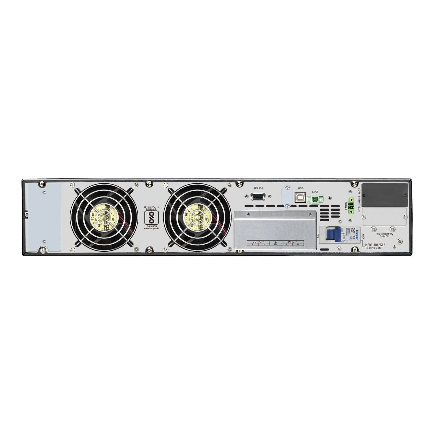 APC Easy UPS On-Line SRV6KL-IN - 6000VA/ 6000W |230V | 1x Hard wire 3-wire (1P + N + E) Outlets | Visual LCD and Audible Alarms | External Battery | 2 years Warranty