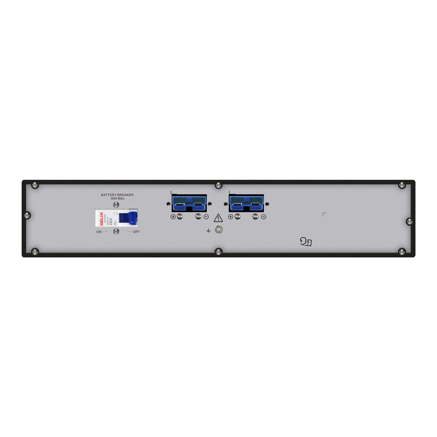 APC Easy UPS On-Line SRV2KRIL-IN 2000VA/1600W Rackmount 4U UPS | Extended Runtime | LCD Display | Hardwire Output | 2-Year Warranty