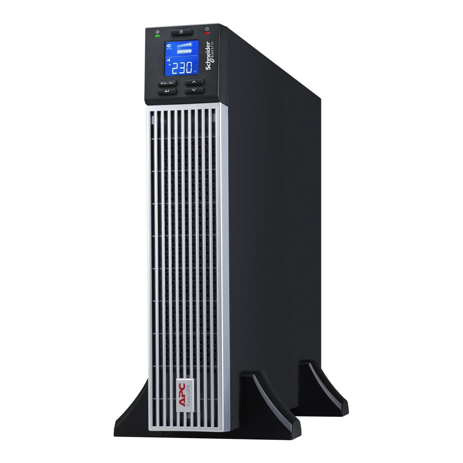 APC Easy UPS On-Line SRVL2KRI-IN 2000VA/1800W Lithium-Ion Rack/Tower 2U UPS | 230V | 4 India 3-Pin 6A + Hardwire Output | LCD Display | Intelligent Card Slot | 3-Year Warranty