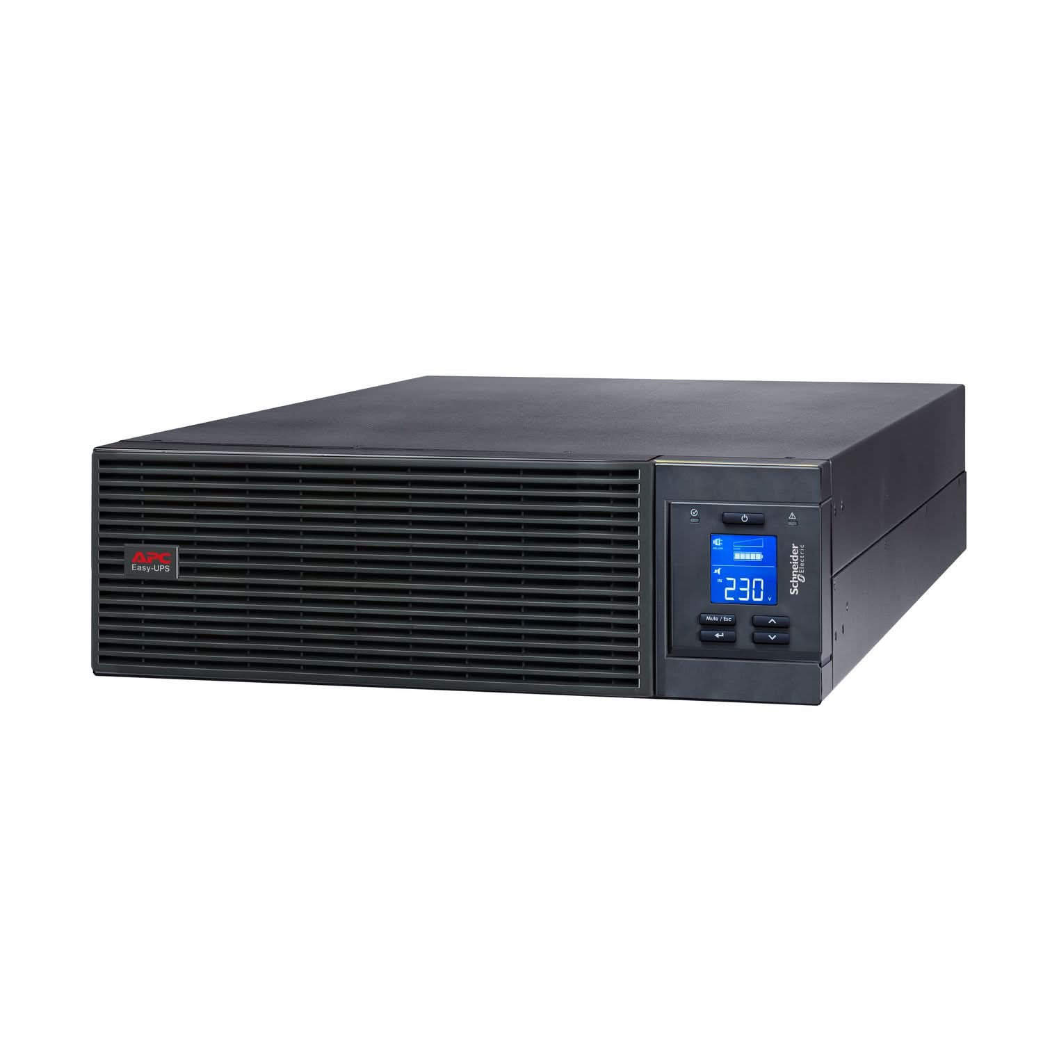 APC Easy UPS On-Line SRV20KUXI-IN 20kVA/20kW Rackmount 3U UPS | No Battery | LCD Display | Hardwire Output | Intelligent Card Slot | 2-Year Warranty
