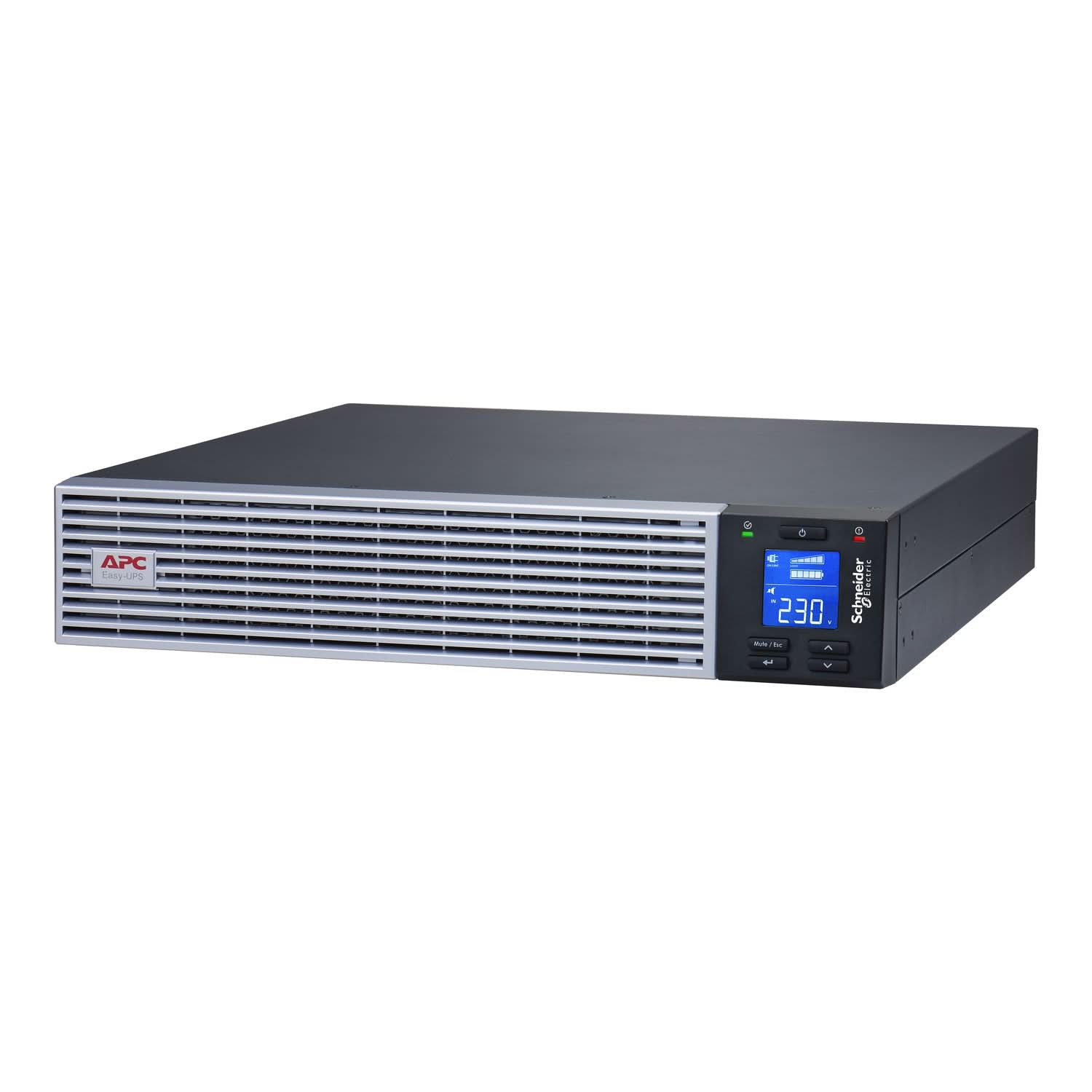 APC Easy UPS On-Line SRVL2KRI-IN 2000VA/1800W Lithium-Ion Rack/Tower 2U UPS | 230V | 4 India 3-Pin 6A + Hardwire Output | LCD Display | Intelligent Card Slot | 3-Year Warranty