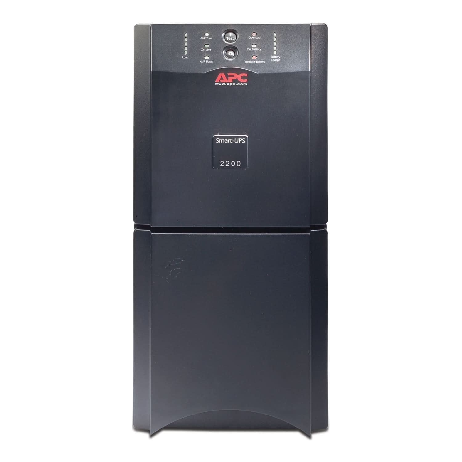 APC Smart-UPS SUA2200I-IND 2200VA/1980W Line-Interactive UPS | 6 India 3-Pin Outlets | AVR | User Replaceable Battery | Enterprise Power Protection