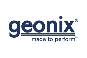 Geonix logo with tagline 'made to perform' on a white background