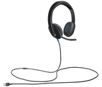 Logitech H540 USB Wired Computer Headset with Bi-directional Microphone - Black