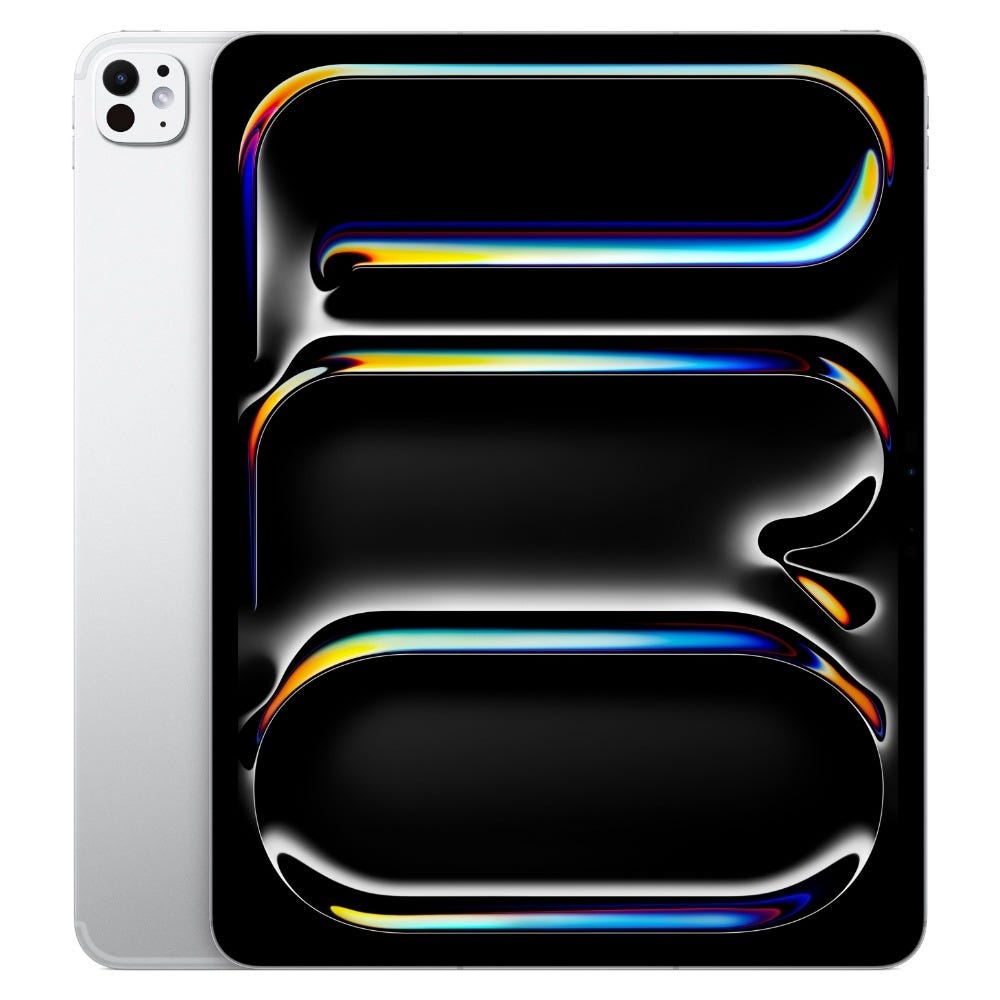 Apple iPad Pro (M5) 2025 (13 Inch | 33.02 cm | 256GB | Wi-Fi + Cellular | Standard Glass | Ultra Retina XDR Display | Silver) ME7X4HN/A