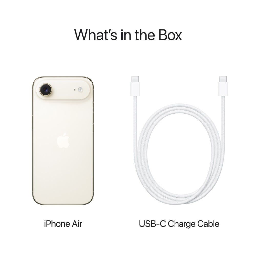 Apple iPhone Air (512GB Storage, Light Gold)