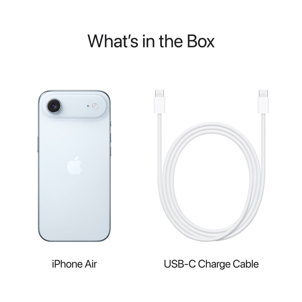 Apple iPhone Air (512GB Storage, Sky Blue)