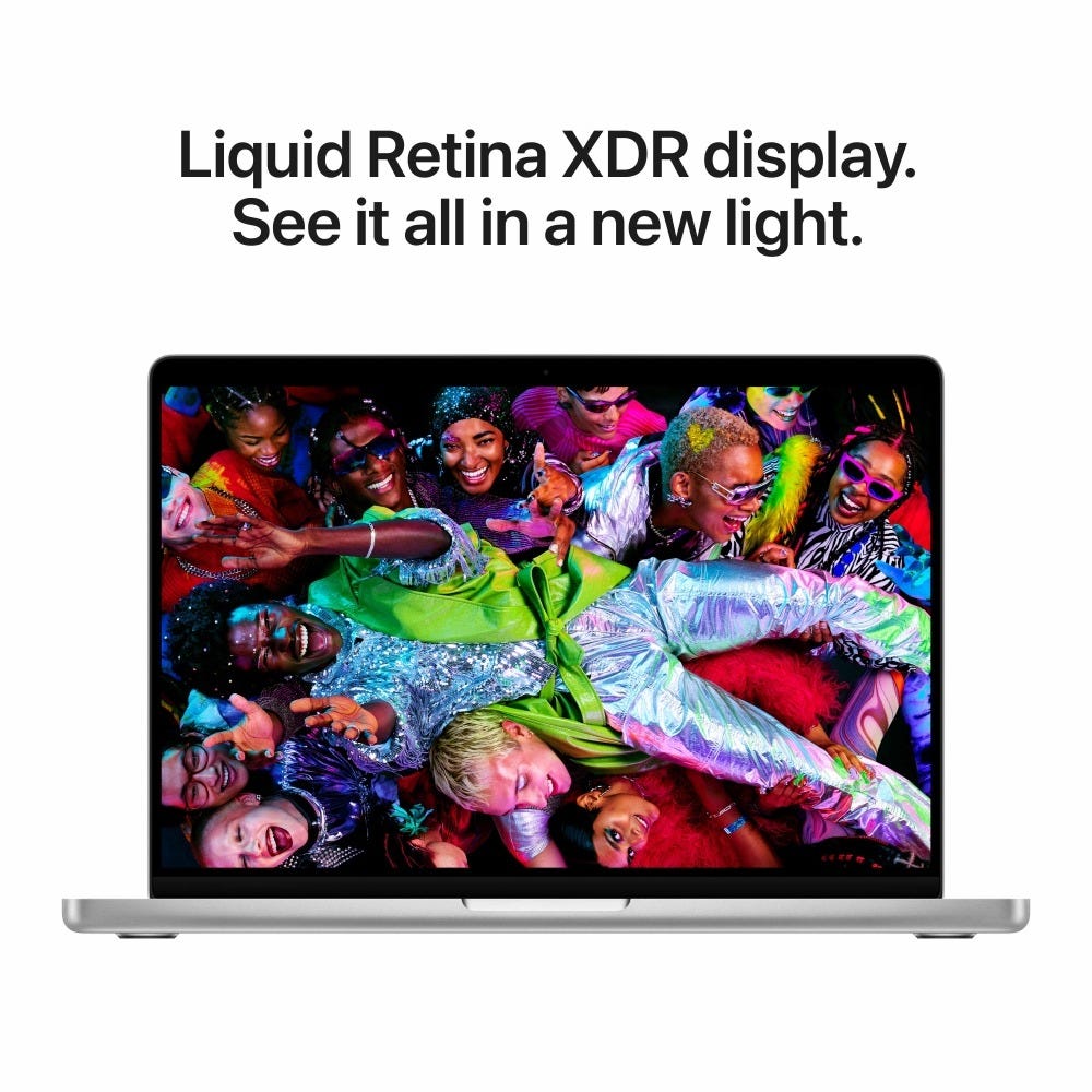 Apple MacBook Pro M5 Chip (24GB RAM/ 1TB SSD/ 14 inch (35.56 cm) Liquid Retina XDR Display/ 10-core CPU/ 10-core GPU/ macOS/ Silver) MDE64HN/A