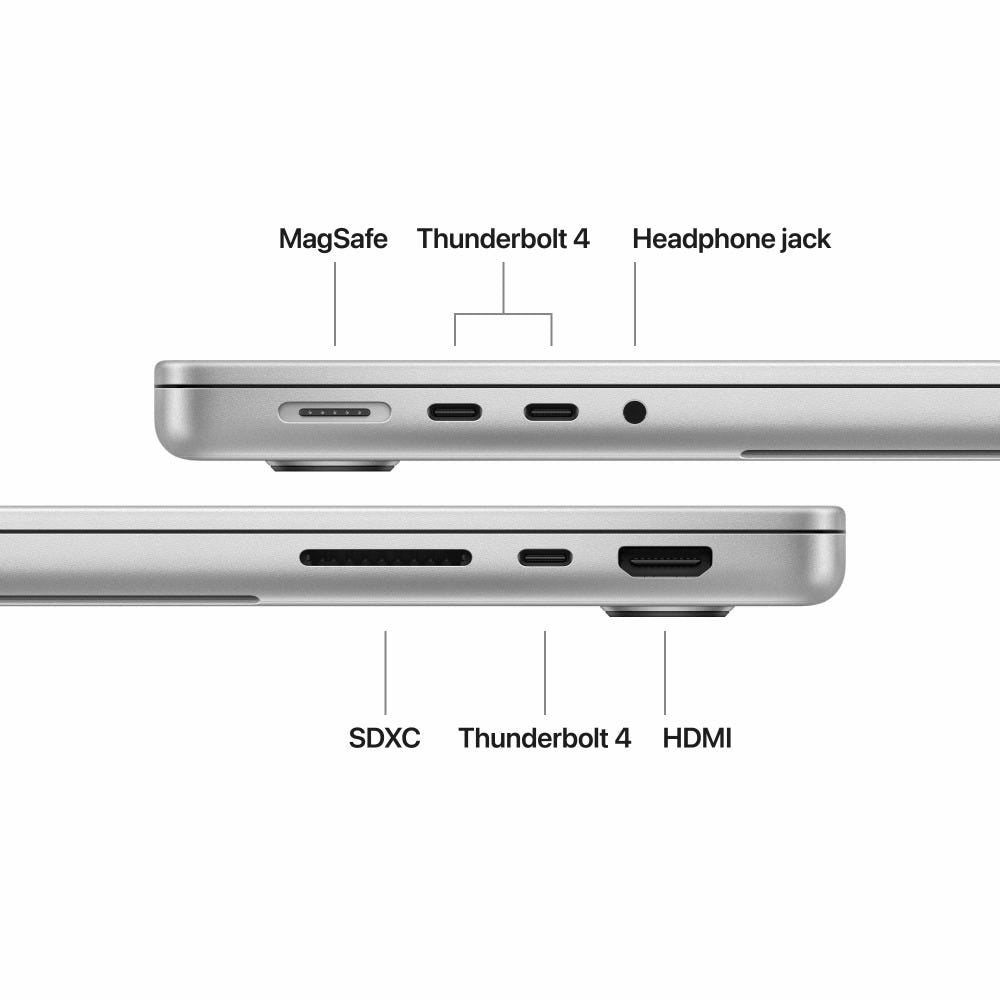 Apple MacBook Pro M5 Chip (24GB RAM/ 1TB SSD/ 14 inch (35.56 cm) Liquid Retina XDR Display/ 10-core CPU/ 10-core GPU/ macOS/ Silver) MDE64HN/A