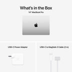Apple MacBook Pro M5 Chip (24GB RAM/ 1TB SSD/ 14 inch (35.56 cm) Liquid Retina XDR Display/ 10-core CPU/ 10-core GPU/ macOS/ Silver) MDE64HN/A