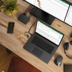 Universal Twin HD Docking Station with USB-C & USB-A Compatibility - Dual Display 1080p@60Hz