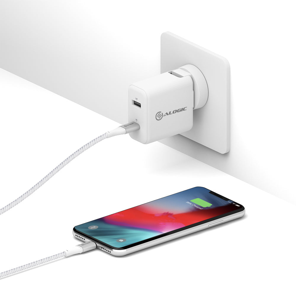SUPER Ultra USB-C to Lightning Cable – 1.5m - Silver