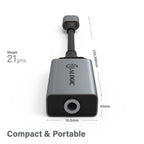 10cm USB-C (Male) to 3.5mm Audio (Female) & USB-C (Female) Charging Combo Adapter - Ultra Series -  suntronix-store.myshopify.com