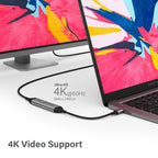 Ultra 15cm USB-C (Male) to DisplayPort (Female) Adapter - 4K 60Hz