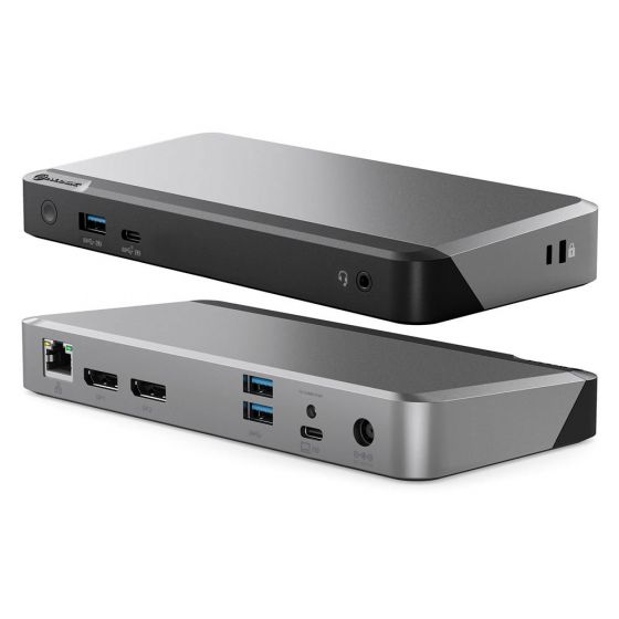 MX2 USB-C Dual Display DP Alt. Mode Docking Station – With 65W Power Delivery