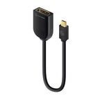 15cm Mini DisplayPort to DisplayPort Adapter Male to Female with 4K Support - Premium Series -  suntronix-store.myshopify.com