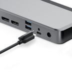 MX3 USB-C Triple Display DP Alt. Mode Docking Station – With 100W Power Delivery