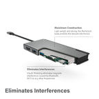 USB-C Dock UNI with Power Delivery - Ultra Series - Space Grey