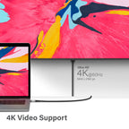 USB-C (Male) to HDMI (Male) Cable - Ultra Series - 4K 60Hz - Space Grey - 1m