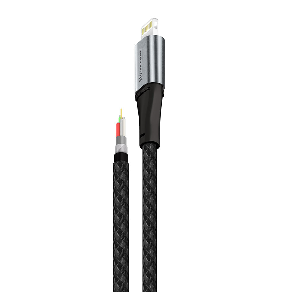 SUPER Ultra USB-A to Lightning Cable -Space Grey-1.5m