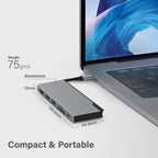 USB-C Dock UNI with Power Delivery - Ultra Series - Space Grey