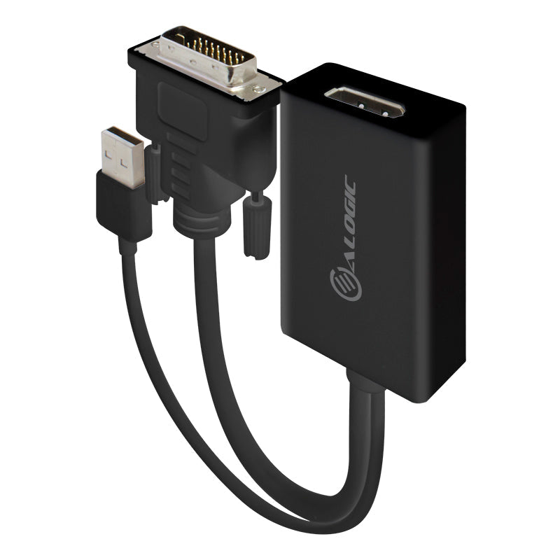 DVI to DisplayPort Adapter Converter - Male to Female - Premium Series