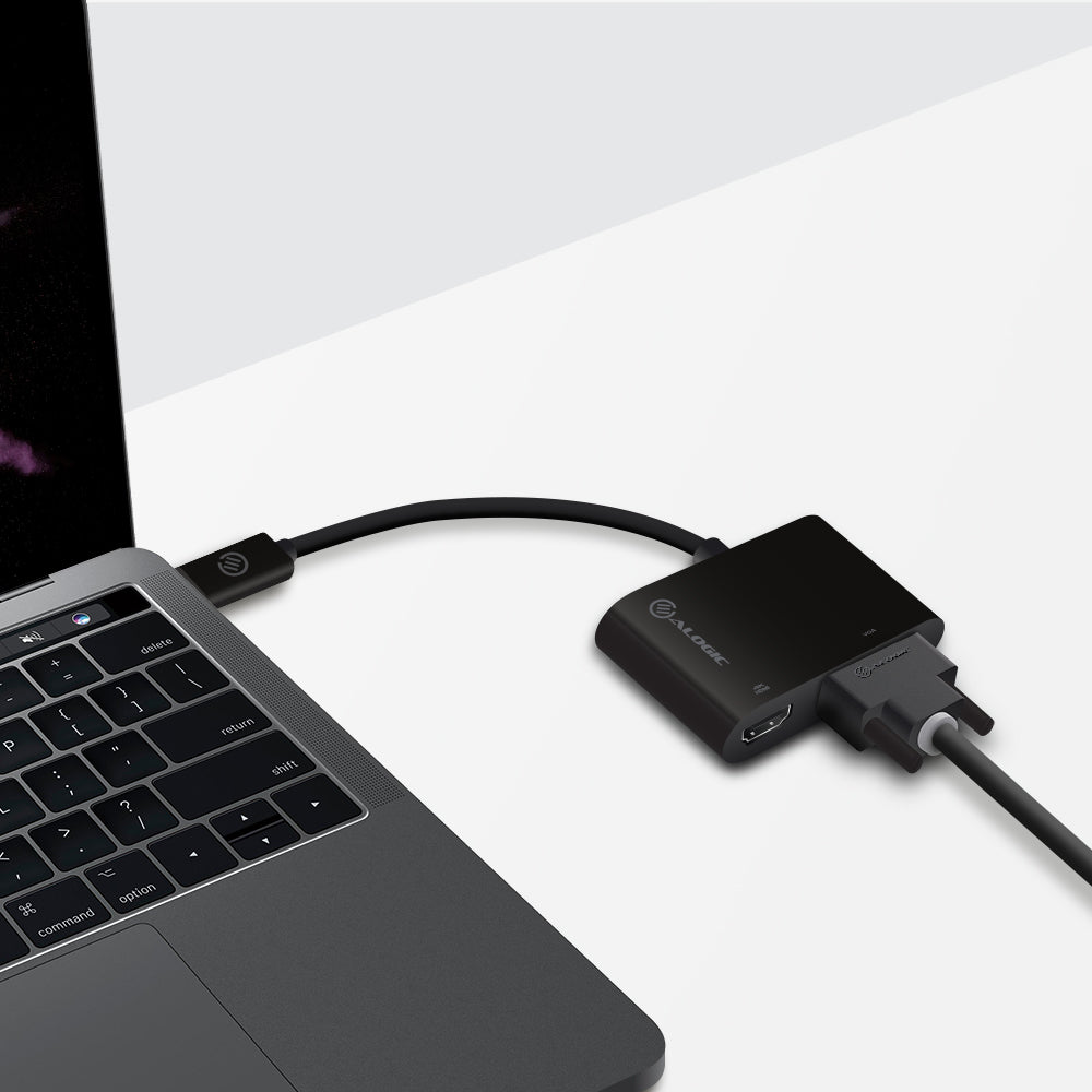 2-in-1 USB-C to HDMI VGA Adapter - Male to 2-Female - Premium Series -  suntronix-store.myshopify.com