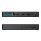 USB-C Triple Display DP Alt. Mode Docking Station – MA3 with 100W Power Delivery (Laptop Charging) - 2 x DP and 1 x HDMI with up to 4K 60Hz Support