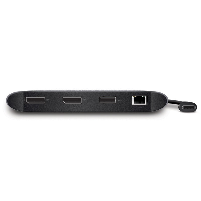 ThunderBolt 3 Dual DisplayPort PORTABLE Docking Station with 4K - Space Grey