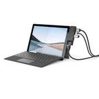 Surface Pro 7 Portable Hub 5-in-1 Ð HDMI (4K@60Hz), 1 x Gigabit Ethernet, 2 x USB-A (5G), 1 x USB-C with Data (5G) & Power Delivery (100W) Ð Black