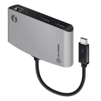 ThunderBolt 3 Dual DisplayPort PORTABLE Docking Station with 4K - Space Grey