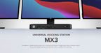 MX3 USB-C Triple Display DP Alt. Mode Docking Station – With 100W Power Delivery
