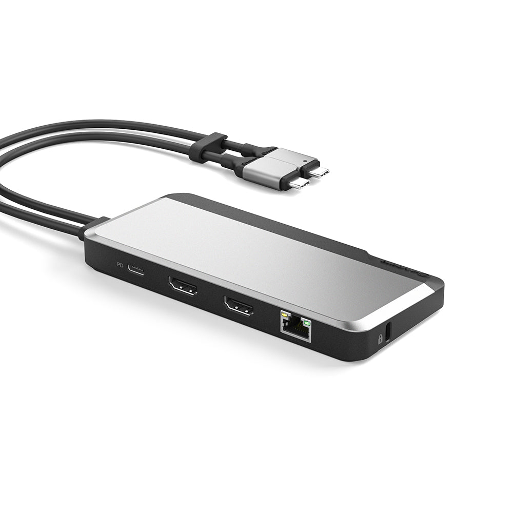 USB-C Super Dock - 10-in-1 with Dual Display 4K 60Hz Support - SPACE GREY