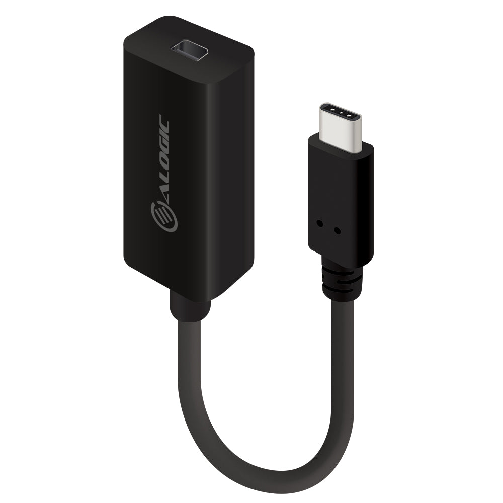 10cm USB-C to Mini DisplayPort Adapter with 4K2K Support- Black -  suntronix-store.myshopify.com