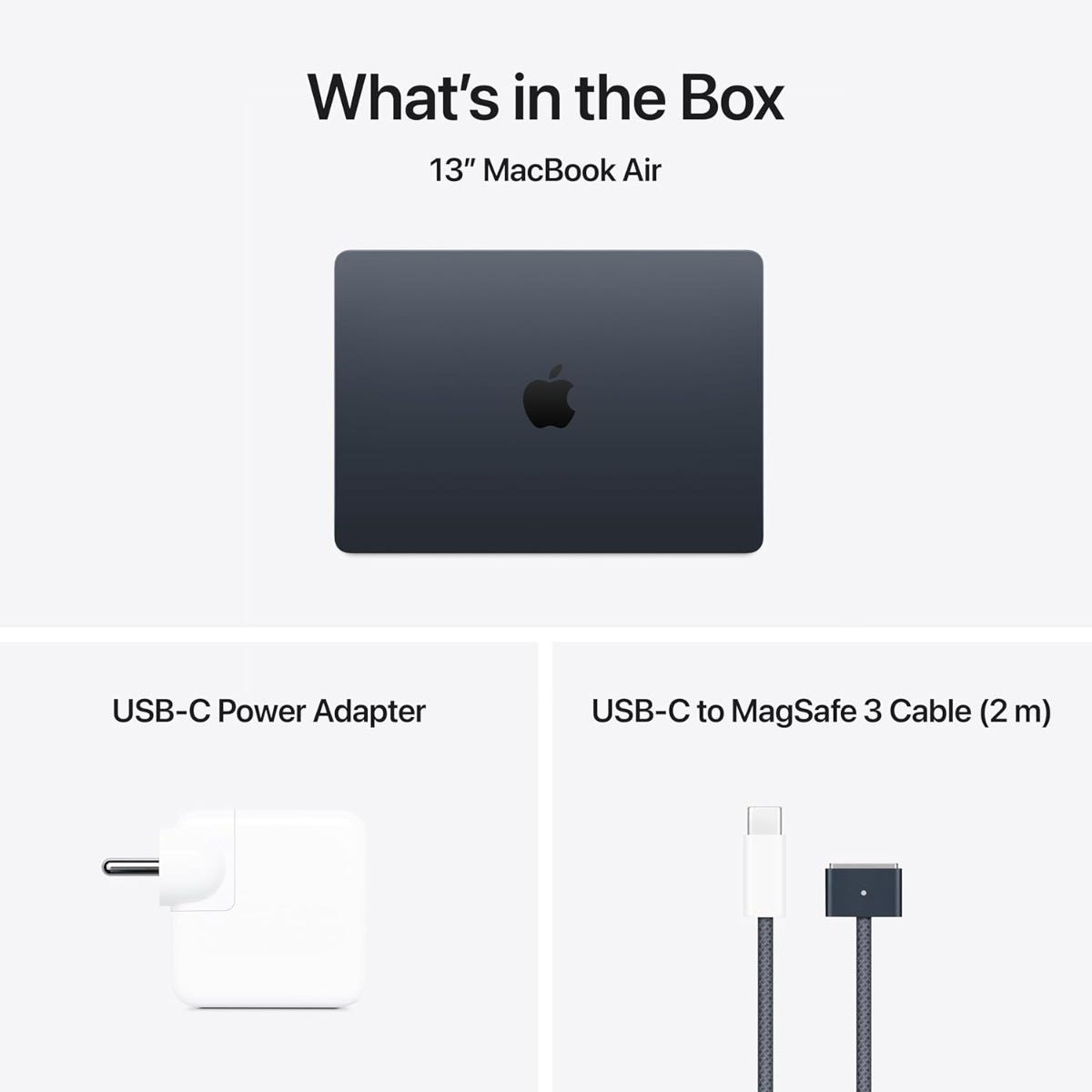 Apple MacBook Air M5 Chip (16GB RAM/ 1TB SSD/ 13 Inch Liquid Retina Display/ 10‑core CPU and 10‑core GPU/ Midnight) - MDHF4HN/A
